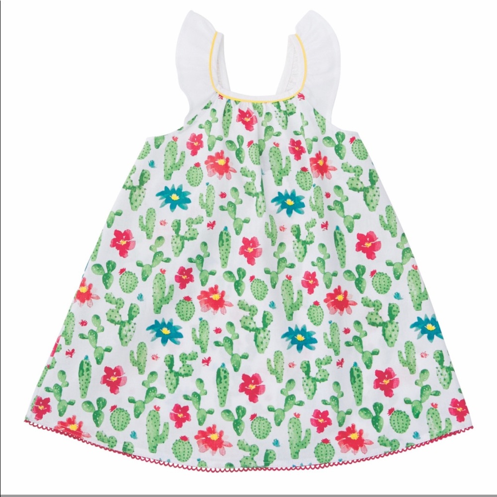 NWOT girls Mud Pie cactus dress size 4t